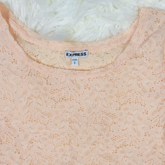 Express Floral Lace Top - Picture 2 of 2
